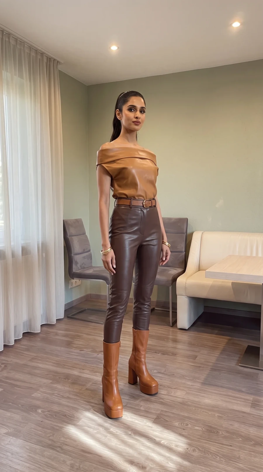 Brown Leather, Three Autumn Styles - Image 10