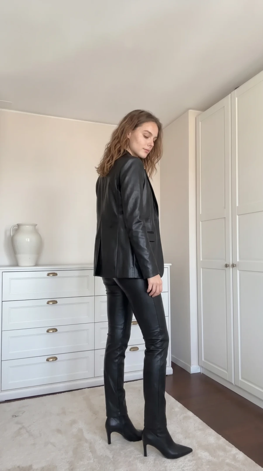 Dark Red & Black Leather - Image 14